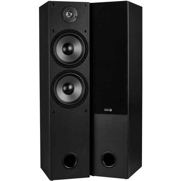 Audio T652 Dual 6-1/2" 2-Way Tower Speaker Pair