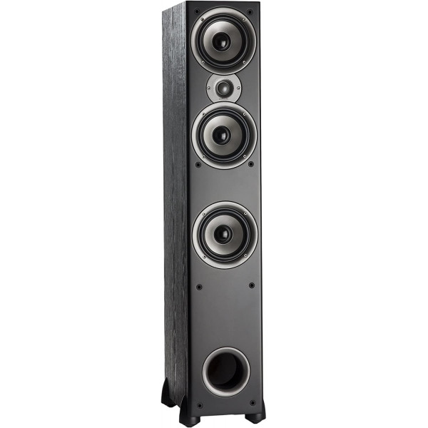 Audio Monitor 60 Series II Floorstanding Speaker (Black, Single) - Bestseller for Home Audio | Affordable Price | 1" Tweeter, (3) 5.25" Woofers